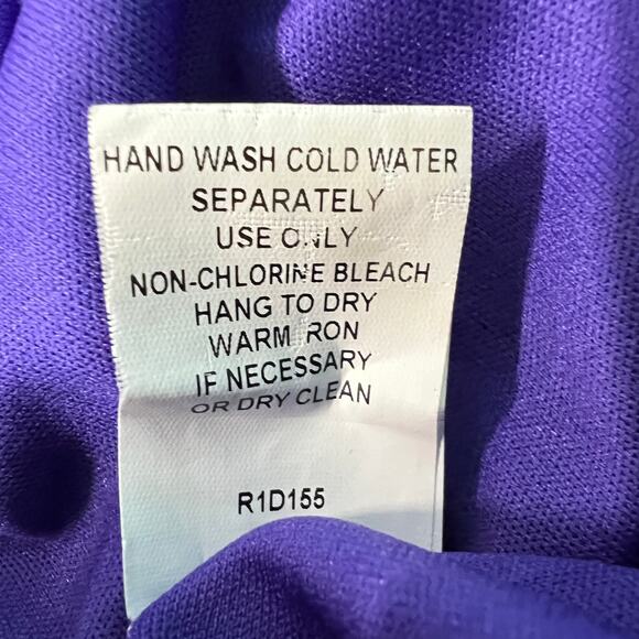 Rabbit Vintage Handkerchief Dress Womens 6 Empire Smocked Waist Artsy Festival - Picture 13 of 15